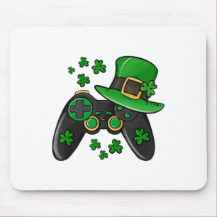 Lcuky charm Kleeblatt Videospiel-Konsole glücklich Mousepad