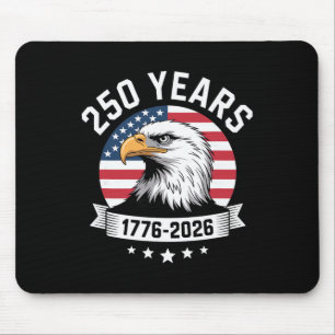 Ld Adler Amerikanische Flagge 1776-2026 250 Jahre  Mousepad