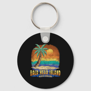 Ld Head Island North Carolina Vintage Distressed Schlüsselanhänger