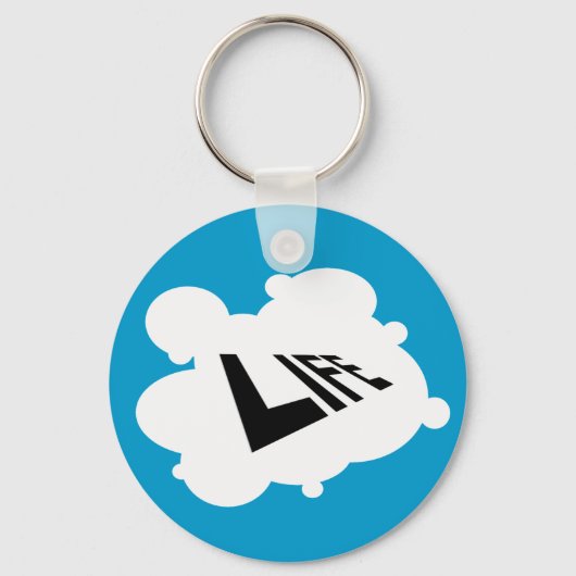 LD/MD - Lebensdauer negativ Schlüsselanhänger (Vorderseite)