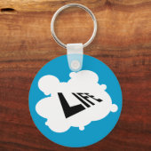 LD/MD - Lebensdauer negativ Schlüsselanhänger (Vorderseite)