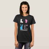 Ld Nurse and Labour Delivery Nurse Liebe und LD Nu T-Shirt (Vorne ganz)