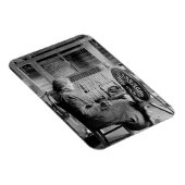 LD OMAN SING sPINNING HEEL 1930S FOTOGRAPH Magnet (Rechte Seite)