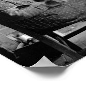 LD OMAN SING sPINNING HEEL 1930S FOTOGRAPH Poster (Ecke)