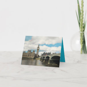 ldl London - WESTMINSTER-Endbrücke - Panorama - Karte