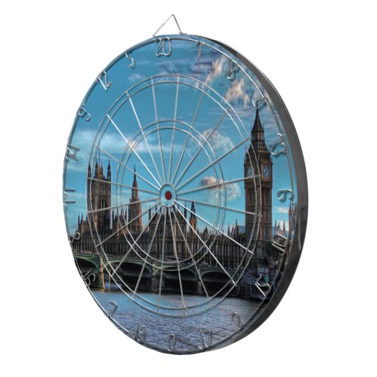 ldof London - WESTMINSTER view - Dartscheibe (Vorderseite rechts)