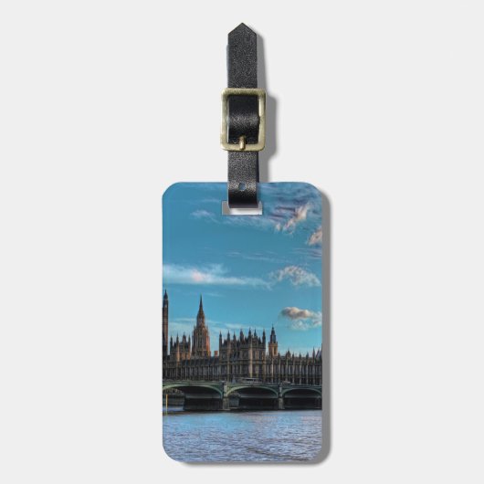 ldof London - WESTMINSTER view - Gepäckanhänger (Vorderseite vertikal)
