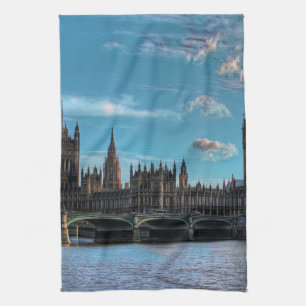 ldof London - WESTMINSTER view - Geschirrtuch