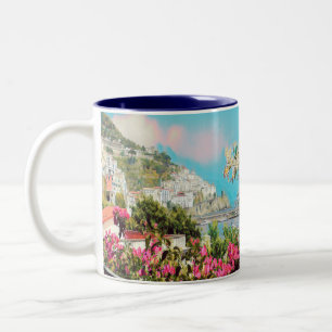 ldp AMALFI - Panorama - Amalfi-Küste - Zweifarbige Tasse