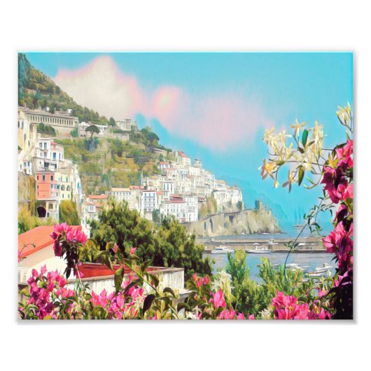 ldp AMALFI - Panorama - Küste von Amalfi - Fotodruck (Vorne)