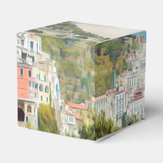 ldp AMALFI - Panorama - Küste von Amalfi - Geschenkschachtel (Rückseite)