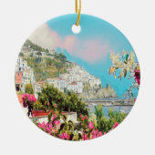 ldp AMALFI - Panorama - Küste von Amalfi - Keramik Ornament (Vorne)