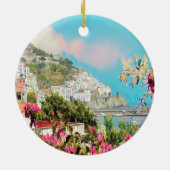 ldp AMALFI - Panorama - Küste von Amalfi - Keramik Ornament (Hinten)