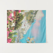 ldp AMALFI - Panorama - Küste von Amalfi - Wandteppich (Vorderseite (Horizontal))