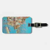 ldp ATRANI.- Amalfi Küste - Gepäckanhänger (Vorderseite horizontal)