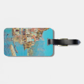 ldp ATRANI.- Amalfi Küste - Gepäckanhänger (Rückseite horizontal)