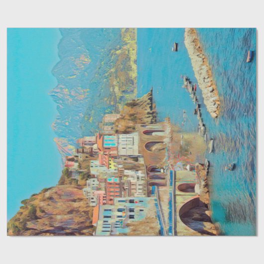 ldp ATRANI - Amalfi Küste - Geschenkpapier (Flach)