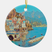 ldp ATRANI.- Amalfi Küste - Keramik Ornament (Vorne)