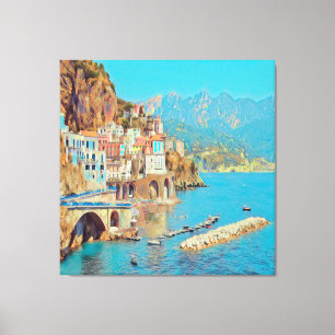 ldp ATRANI.- Amalfi Küste - Leinwanddruck