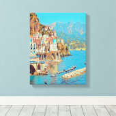 ldp ATRANI.- Amalfi Küste - Leinwanddruck (Insitu (Holzboden))