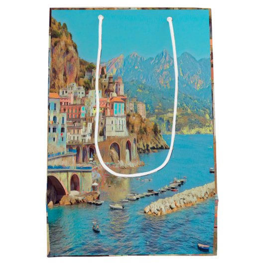 ldp ATRANI.- Amalfi Küste - Mittlere Geschenktüte (Rückseite)