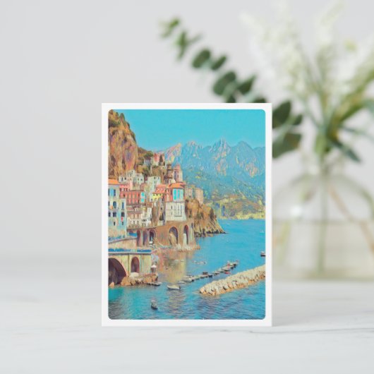 ldp ATRANI.- Amalfi Küste - Postkarte (Stehend Vorderseite)