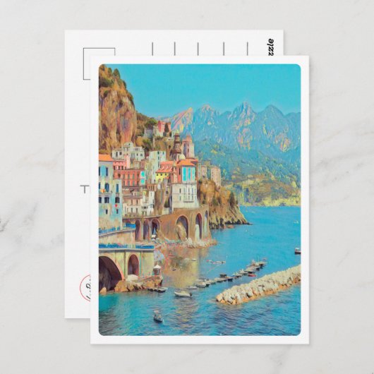 ldp ATRANI.- Amalfi Küste - Postkarte (Vorne/Hinten)