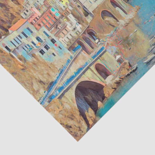 ldp ATRANI - Amalfi Küste - Seidenpapier (Ausschnitt)