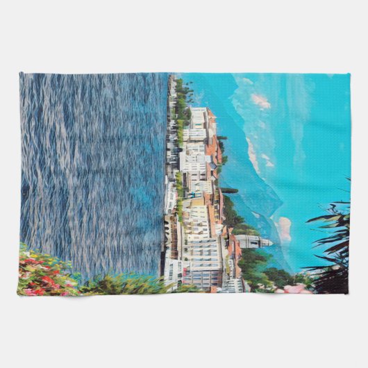 ldp BELLAGIO - Comer See - Geschirrtuch (Horizontal)