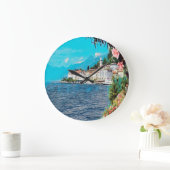 ldp BELLAGIO - Comer See - Große Wanduhr (Zuhause)