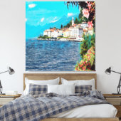 ldp BELLAGIO - Comer See - Leinwanddruck (Insitu (Schlafzimmer))