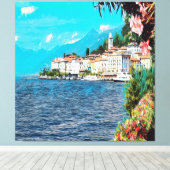 ldp BELLAGIO - Comer See - Leinwanddruck (Insitu (Holzboden))