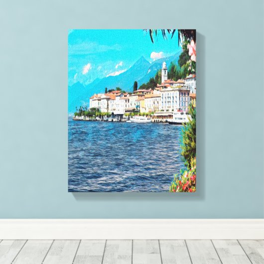 ldp BELLAGIO - Comer See - Leinwanddruck (Insitu (Holzboden))