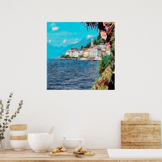 ldp BELLAGIO - Comer See - Poster (Küche)
