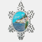 ldp BELLAGIO - Comer See - Schneeflocken Zinn-Ornament (Rechts)