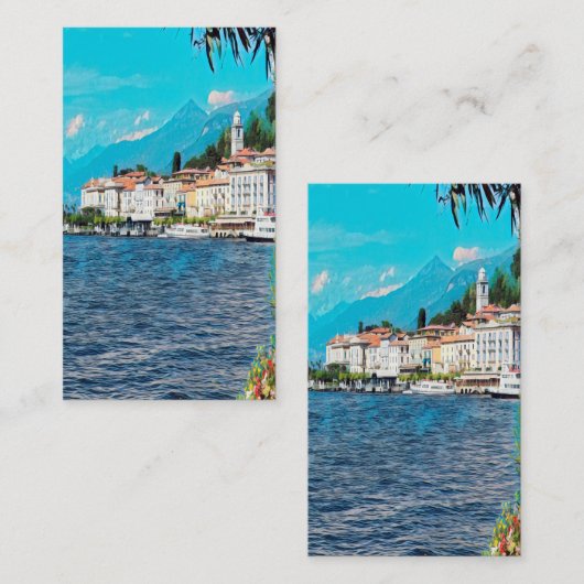 ldp BELLAGIO - Comer See - Visitenkarte (Vorne/Hinten)