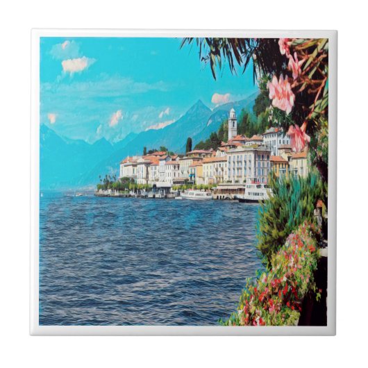 ldp BELLAGIO - Lake Como - Fliese (Vorderseite)