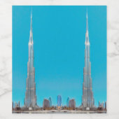 ldp BURJ KHALIFA - Dubai - Weinetikett (Einzelnes Label)