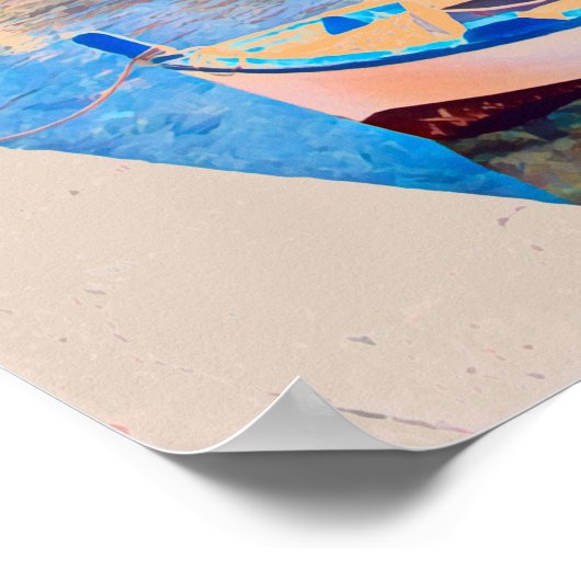 ldp CEFALæ- Sizilien - Strand - Panorama Poster (Ecke)