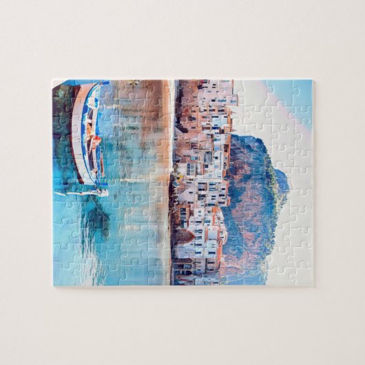 ldp CEFALæ- Sizilien - Strand - Panorama Puzzle (Horizontal)