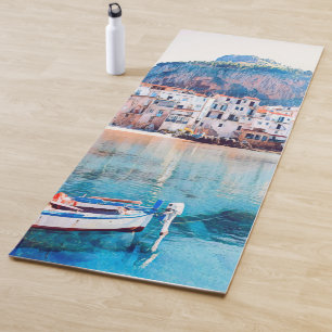 ldp CEFALæ- Sizilien - Strand - Panorama Yogamatte