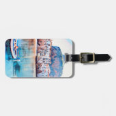 ldp CEFALLEE - Sizilien - Strand - Panorama Gepäckanhänger (Vorderseite horizontal)