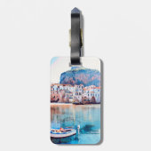 ldp CEFALLEE - Sizilien - Strand - Panorama Gepäckanhänger (Rückseite vertikal)