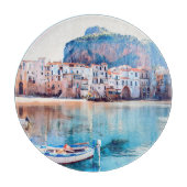 ldp CEFALLEE - Sizilien - Strand - Panorama Schneidebrett (Vorderseite)