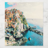 ldp Cinque Terre - Manarola Weinetikett (Einzelnes Label)