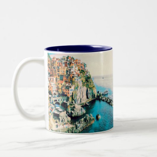 ldp Cinque Terre - Manarola Zweifarbige Tasse (Links)