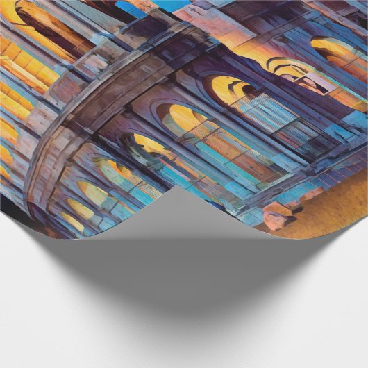 ldp COLOSSEUM Rom - Nachts - Geschenkpapier (Ecke)