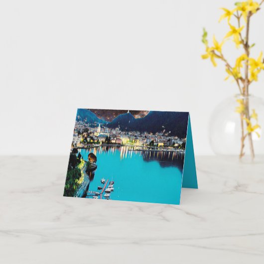 ldp COMO - See - Panorama Karte (Gelbe Blume)