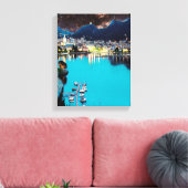 ldp COMO - See - Panorama Leinwanddruck (Insitu (Wohnzimmer))