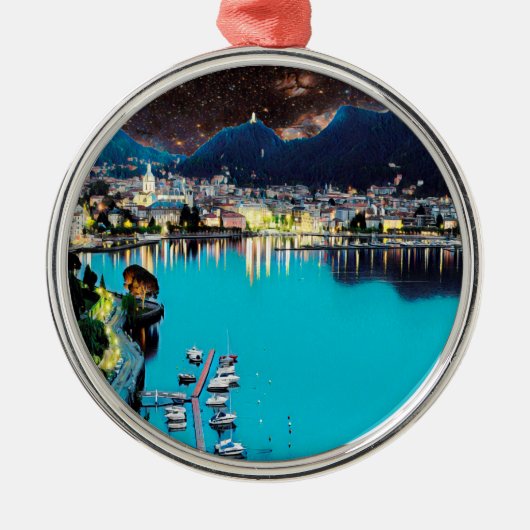 ldp COMO - See - Panorama Ornament Aus Metall (Vorne)